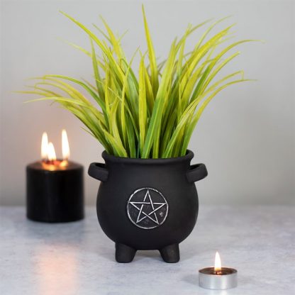 Pentagram Cauldron Plant Pot - Image 4