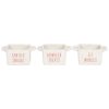 Set of 3 Ceramic Christmas Snack Bowls