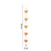 Red/Yellow String Of Hearts - Image 2