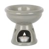 Grey Deep Bowl Oil Burner - Image 2