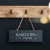Manifesting In Progress Hanging Sign - Image 3