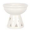 Off White Deep Bowl Oil Burner