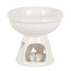 Off White Deep Bowl Oil Burner - Image 2