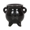 Pentagram Cauldron Ceramic Incense Holder - Image 3