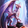 19x25cm Treasure Trove Canvas Plaque by Anne Stokes - Image 2