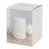 White Matte Cut Out Oil Burner - Image 3
