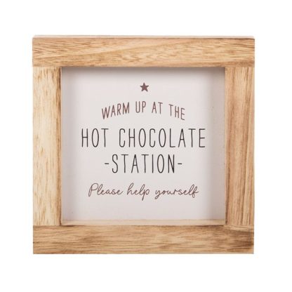 Hot Chocolate Station Wooden Sign - Image 2