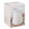 White Ceramic Buddha Face Oil Burner - Image 5