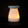 White Ceramic Buddha Face Oil Burner - Image 6
