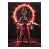 19x25cm Fire Element Sorceress Canvas Plaque by Anne Stokes