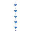 Purple & Blue String Of Hearts