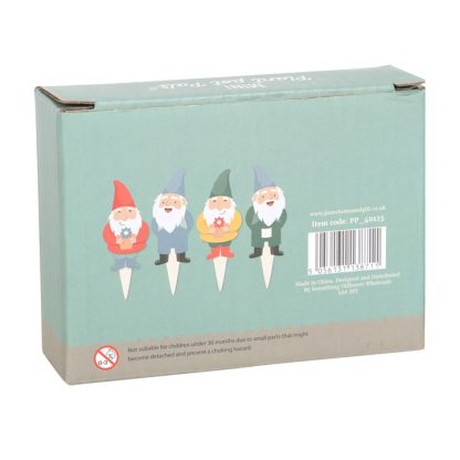 Set of 4 Mini Gnome Plant Pot Pals - Image 2