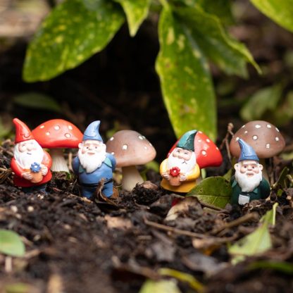 Set of 4 Mini Gnome Plant Pot Pals - Image 6