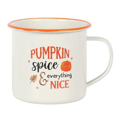 Pumpkin Spice Enamel Mug - Image 2