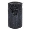 Black Crackle Glass Pillar Oil Burner - Image 3