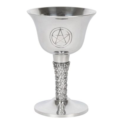 Silver Metal Pentagram Chalice - Image 2