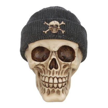 Skull Ornament with Beanie - Image 2