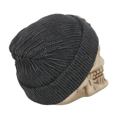 Skull Ornament with Beanie - Image 4