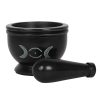 Soap Stone Triple Moon Pestle and Mortar - Image 2