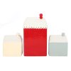 Set of 3 Light Up LED Christmas Houses - Image 2