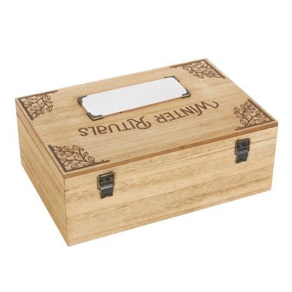 30cm Wooden Winter Rituals Box - Image 2