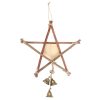 30cm Witches Welcome Willow Pentagram Sign with Bells - Image 3
