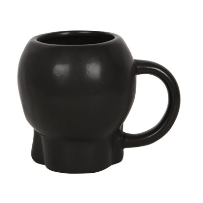 Matte Black Skull Mug - Image 3