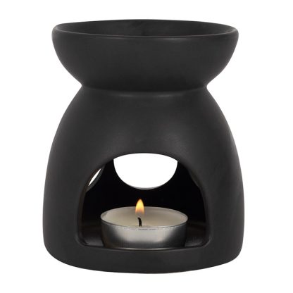 Black Triple Moon Cut Out Oil Burner - Image 2