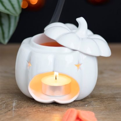 White Pumpkin Oil Burner - Image 4