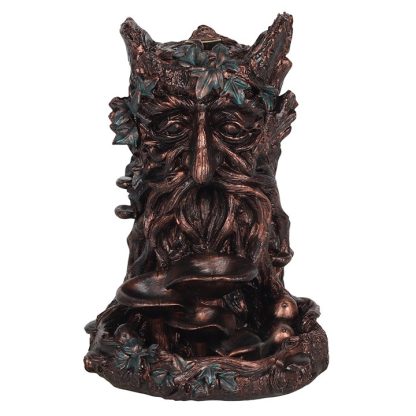 Bronze Effect Tree Man Backflow Incense Burner - Image 2