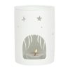 White Angel Wings Cut Out Oil Burner - Image 2