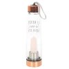 Rose Quartz Create My Own Reality Glass Water Bottle - Image 4