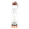 Clear Quartz Body and Soul Glass Water Bottle - Image 4