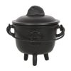 11cm Cast Iron Cauldron with Pentagram - Image 4