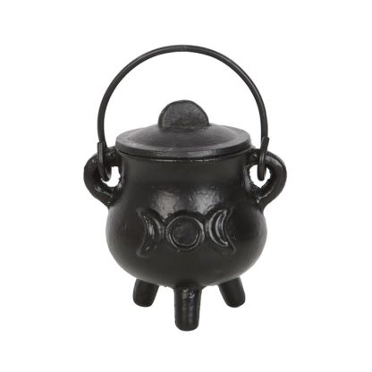 7.5cm Cast Iron Cauldron with Triple Moon - Image 4