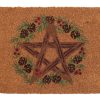 Natural Winter Solstice Pentagram Doormat - Image 2