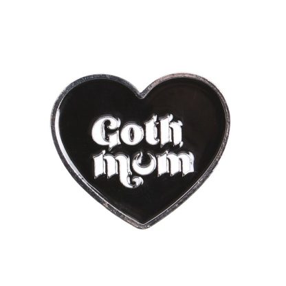 Goth Mum Pin Badge - Image 3