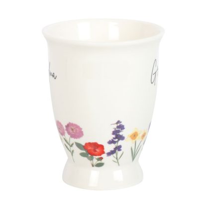 Grandma Wildflower Pedestal Mug - Image 2