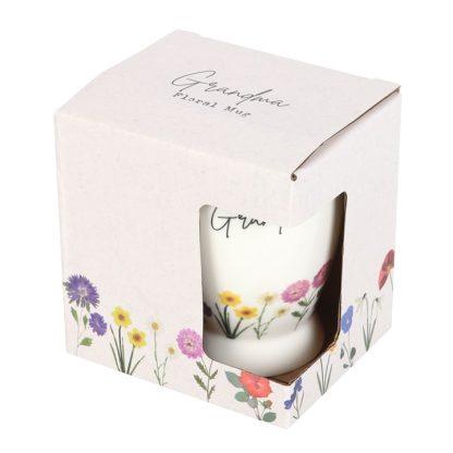 Grandma Wildflower Pedestal Mug - Image 4