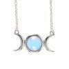 Opalite Triple Moon Necklace Card - Image 3