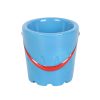 Set of 2 Bucket Shaped Ceramic Egg Cups with Spade Spoons - Image 3