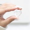 You Rock Clear Quartz Crystal Heart in a Bag - Image 5