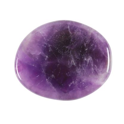 Stay Calm Amethyst Crystal Palm Stone - Image 3