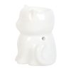 Shiny White Cat Oil Burner - Image 2
