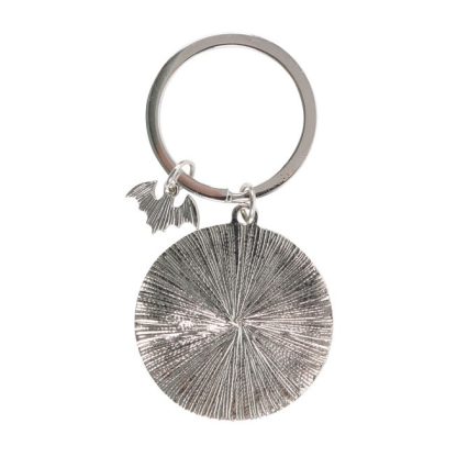 Round Bat Shit Crazy Keyring - Image 3