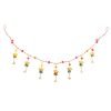 Hanging Ganesh Garland with Beads and Bells - Image 2