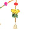 Hanging Ganesh Garland with Beads and Bells - Image 3