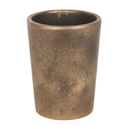 Triple Moon Bronze Terracotta Plant Pot by Lisa Parker - Image 3