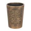 Tree of Life Bronze Terracotta Plant Pot by Lisa Parker - Image 2