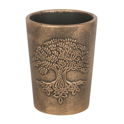 Tree of Life Bronze Terracotta Plant Pot by Lisa Parker - Image 2